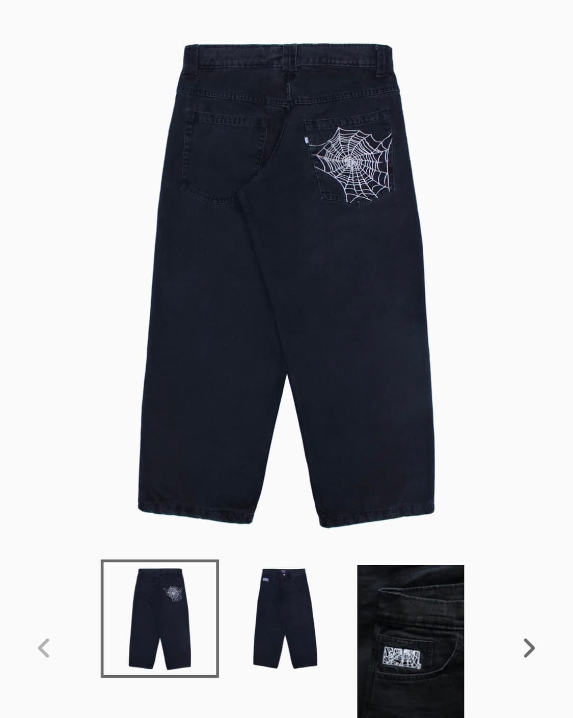 [새상품][S] Earl 스케이트보드 웹 베기데님팬츠 상품이미지1