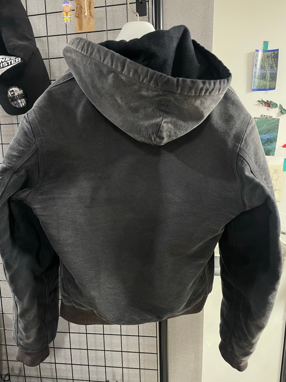 오라리 25Fw 프로덕트 다이 오가닉 코튼 덕 숏 집 파카 상품이미지3