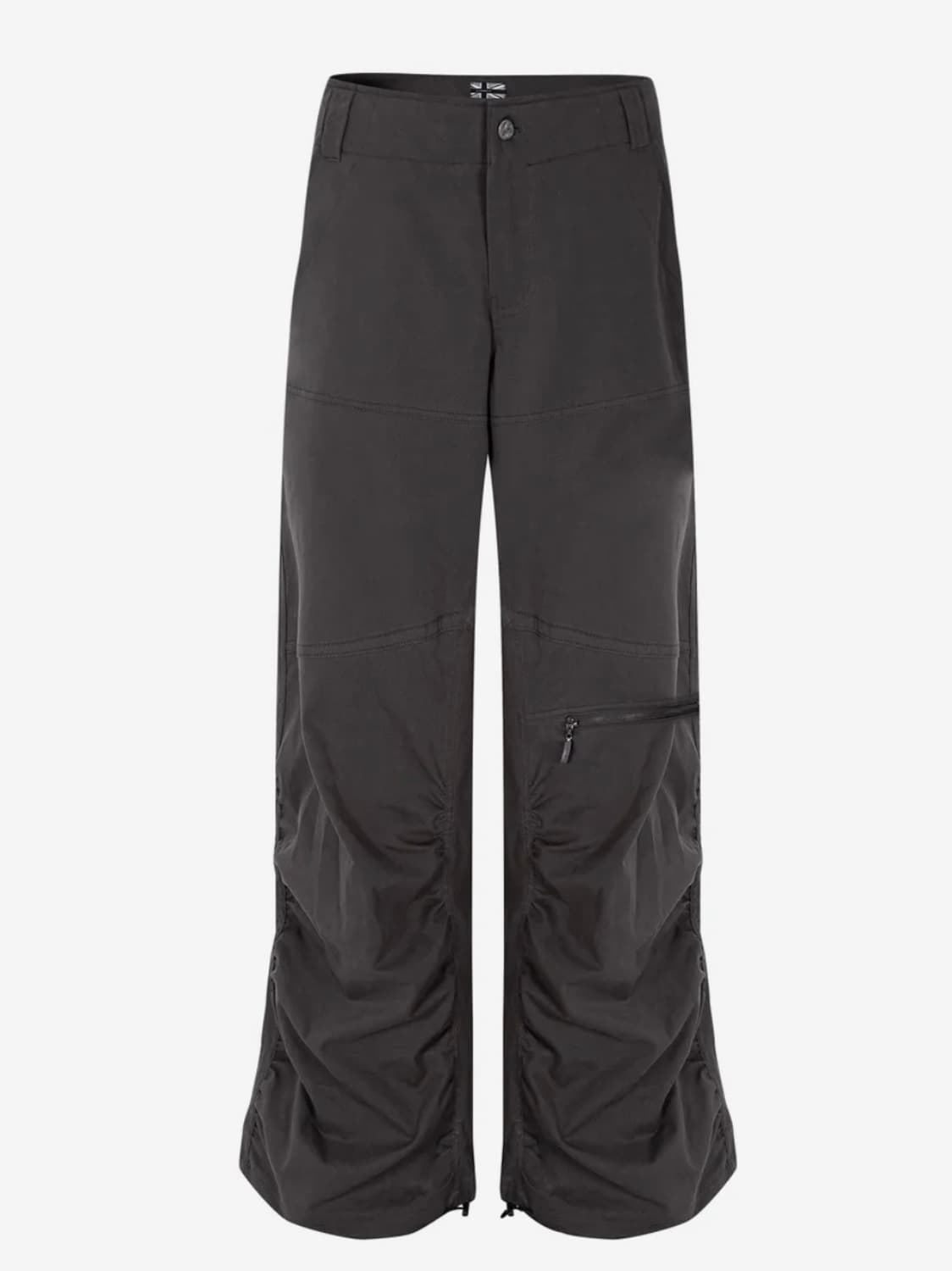 플리즈노팔로우 바지 ava 아바 와이드 팬츠 다크브라운 (새상품) 상품이미지1