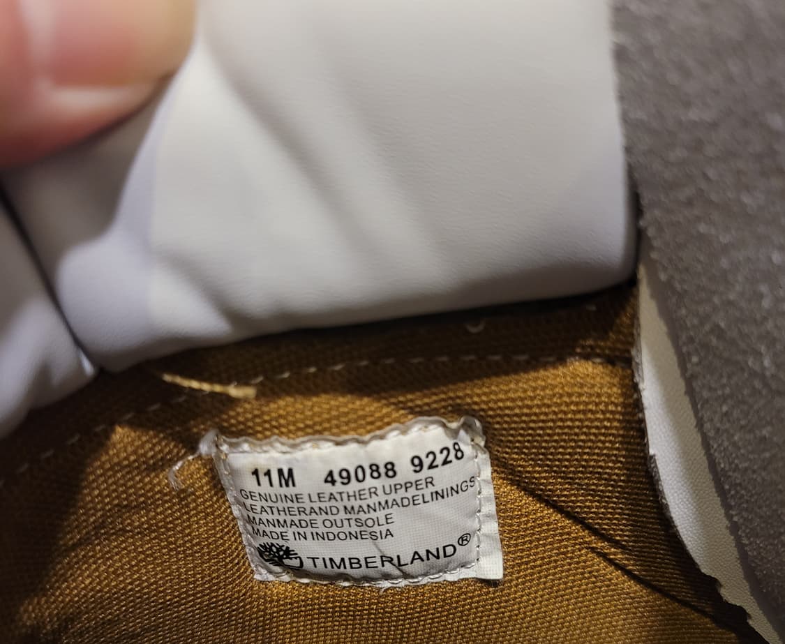 팀버랜드 6인치 부츠 11M 상품이미지7