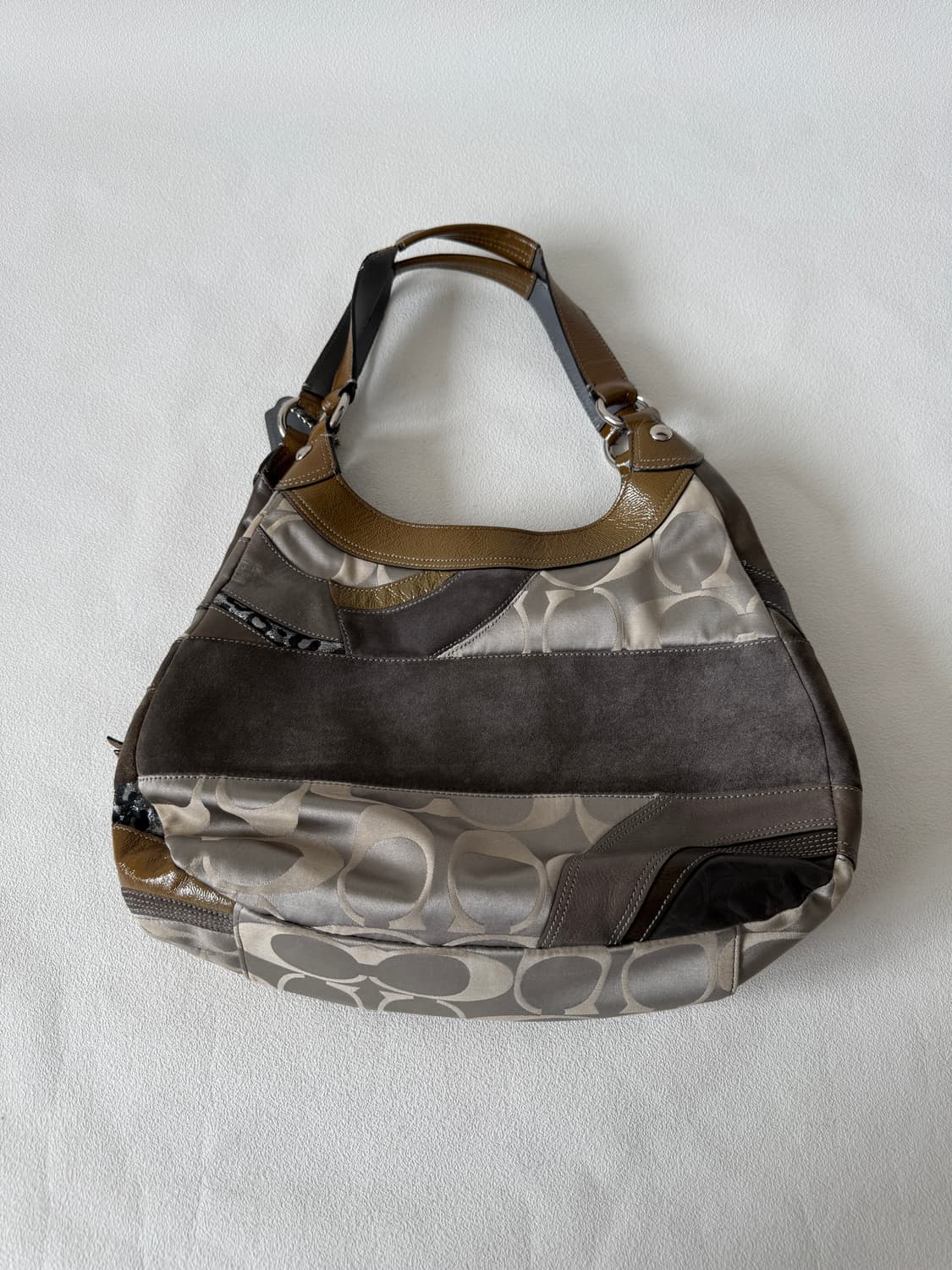 코치(COACH) 레더 패치워크 숄더백 상품이미지6