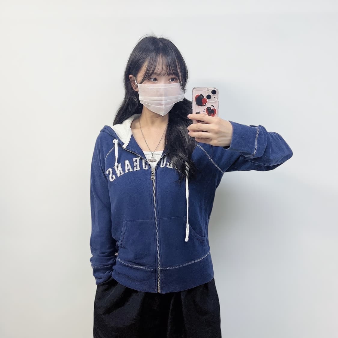 폴로 진스 컴퍼니 아치 로고 후드집업 상품이미지1
