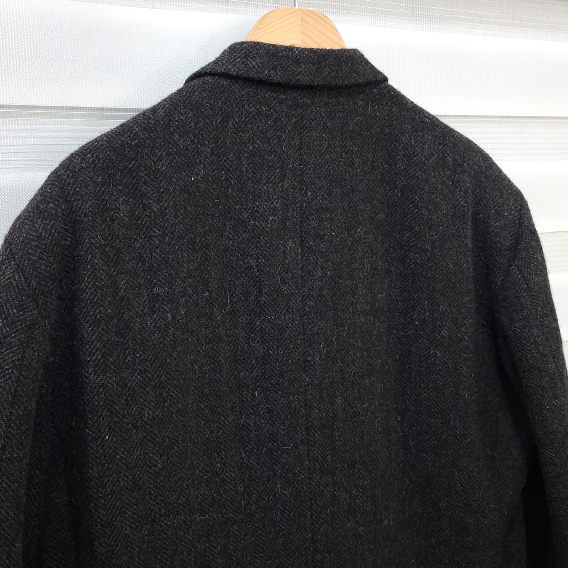 JAPAN 빈티지 헤링본울 2버튼 블레이져 자켓- M 상품이미지6