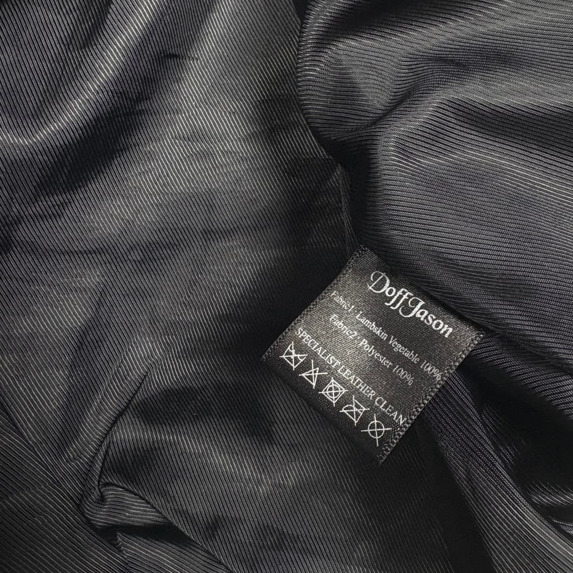 도프 제이슨 블랙컬러 프리미엄 램스킨 봄버자켓 상품이미지5