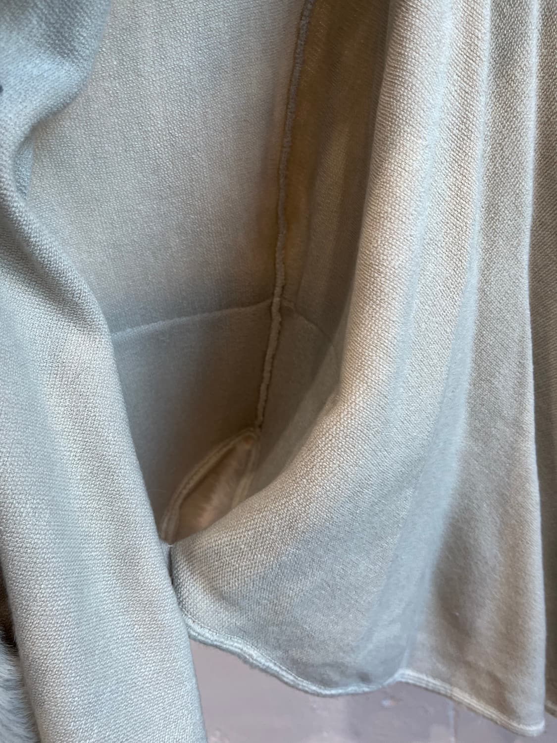 HARRY ANN 레빗퍼 트리밍 케이프 상품이미지4