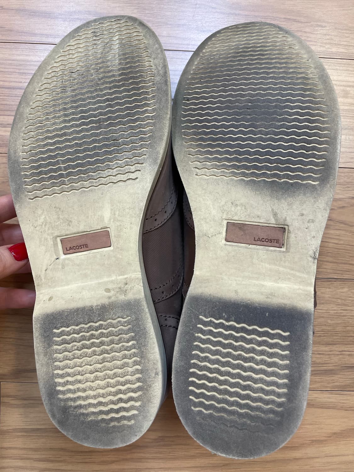 라코스테 브라운 브로그 슈즈 280 상품이미지6