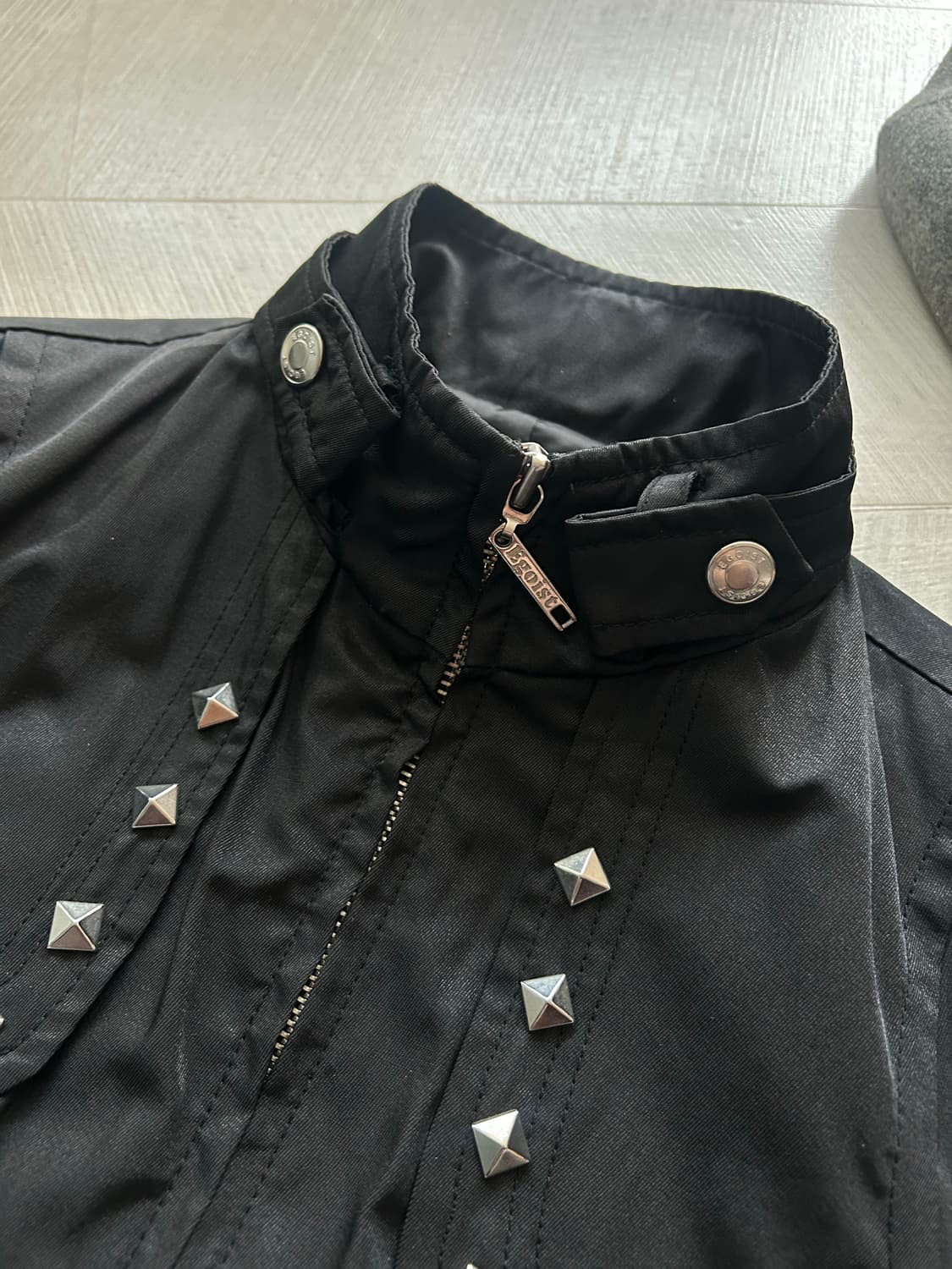 Y2k  스터트 디테일 블루종 상품이미지4