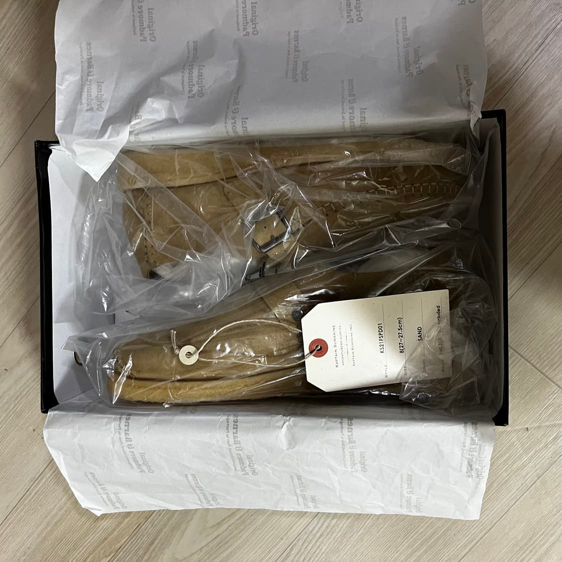 캡틴선샤인 x 패드모어 앤 반스 모카신 샌드 8사이즈 상품이미지5