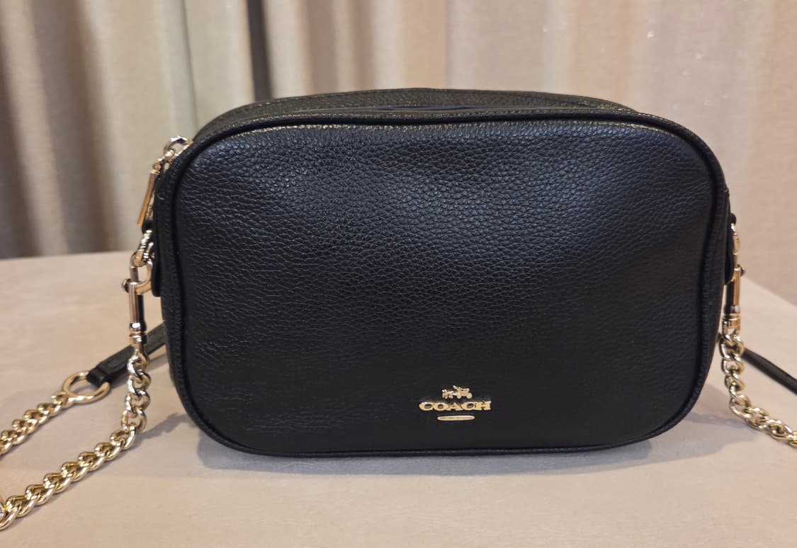 코치 블랙 카메라백 크로스백 상품이미지1