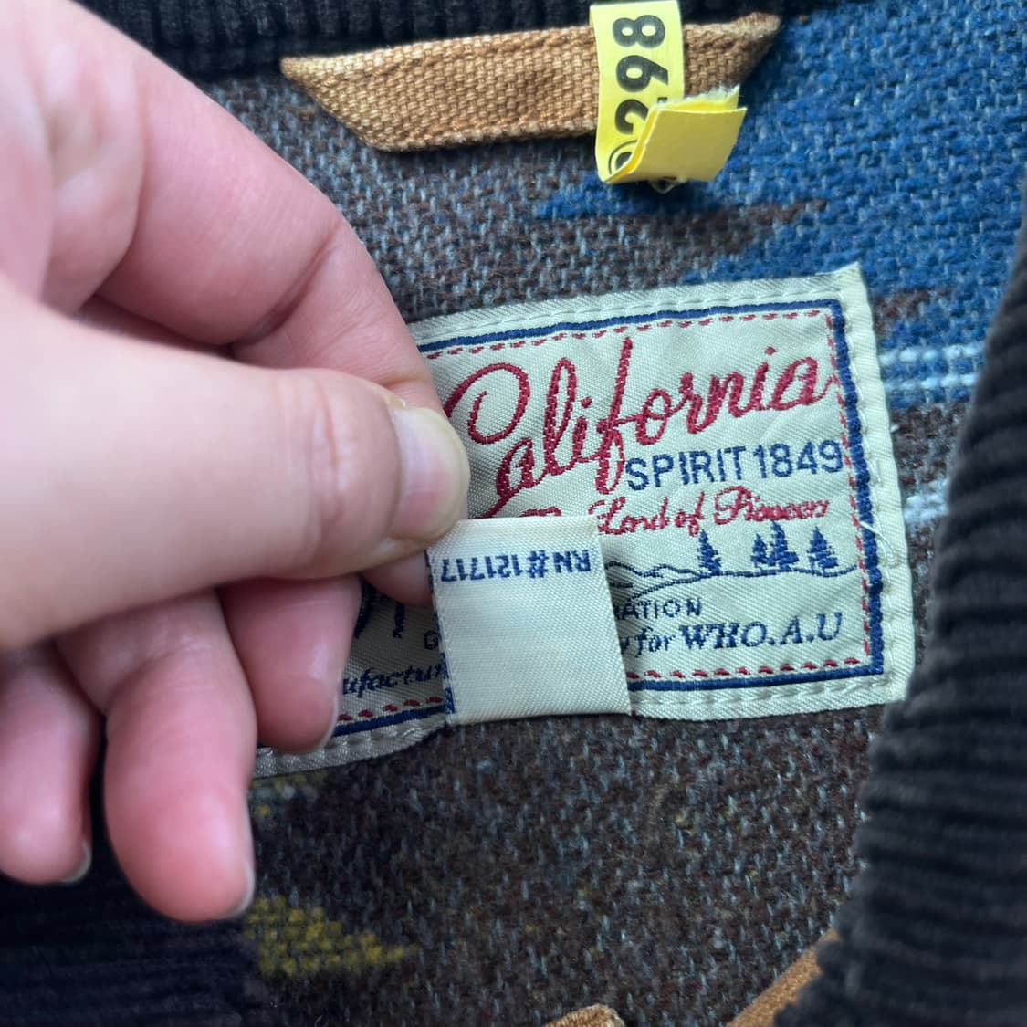 100 아메리칸 빈티지 디트로이트 코듀로이 워크자켓 상품이미지5