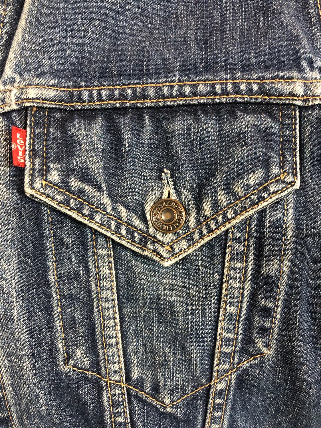 리바이스 00’s 70500 데님 트러거 청자켓 유럽판 상품이미지5