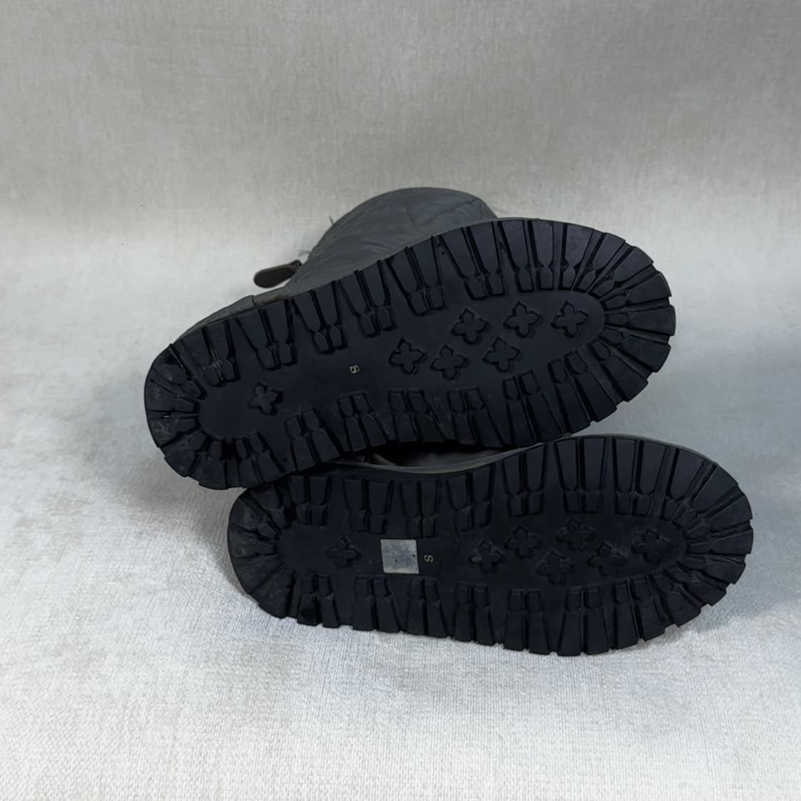 GrayBack Zip nylon fur boots 상품이미지4