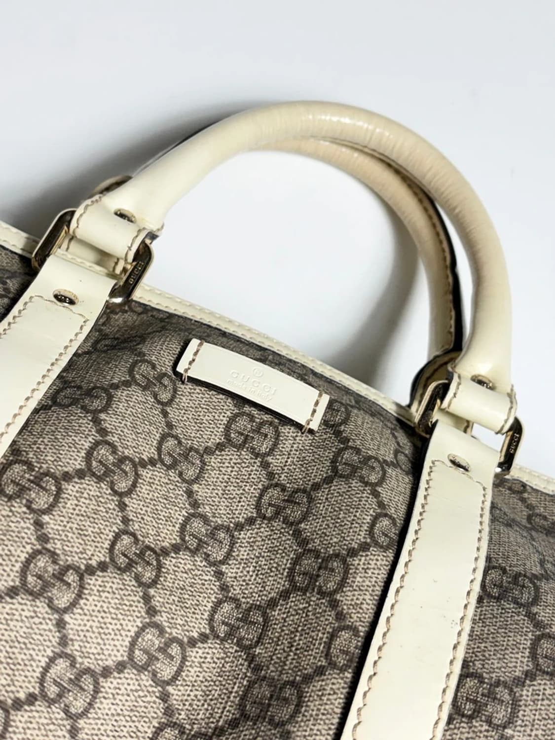 구찌 GUCCI 레더 트리밍 조이 보스턴 토트백 PR2265 상품이미지4