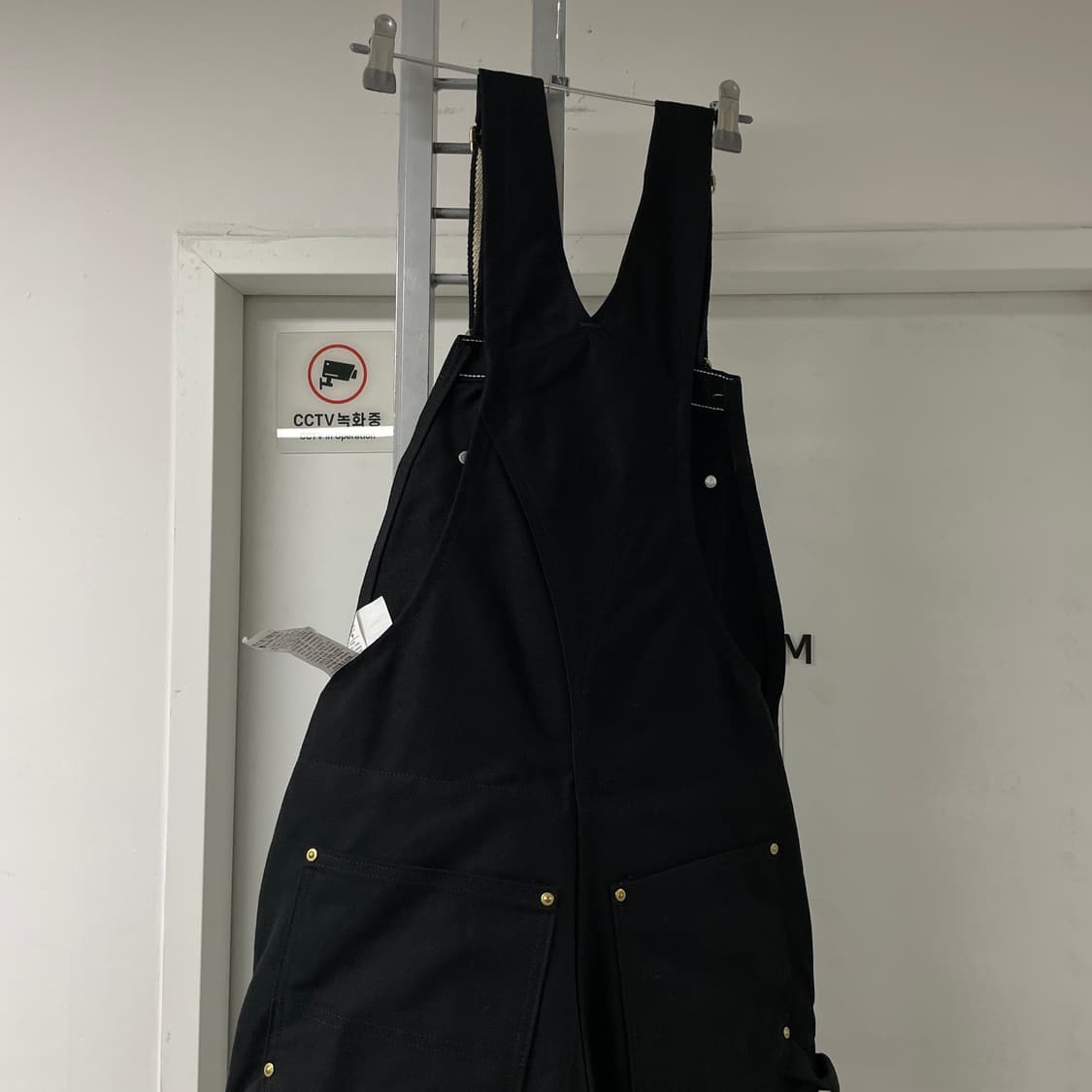 칼하트 누빔 오버롤 블랙 32X32 상품이미지6