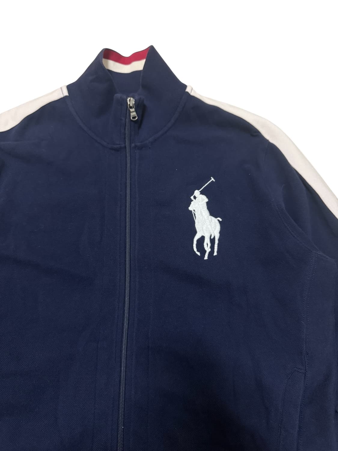 폴로 빅로고 네이비 집업 자켓 상품이미지1
