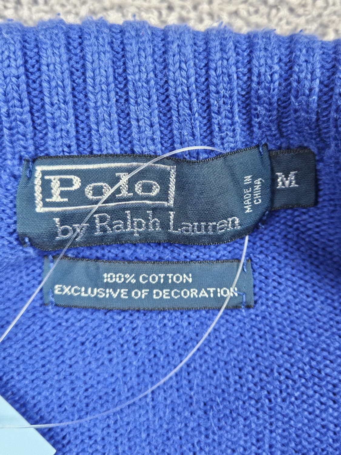 폴로랄프로렌 카라 하프 집업 니트 ( M ) / 9997 상품이미지7