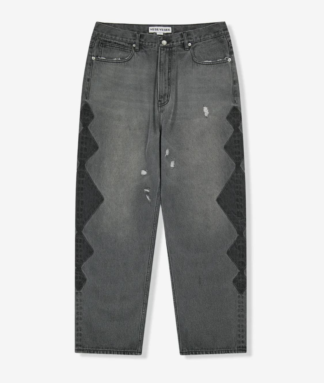Rhombus Washed 5 Pockets Denim Pants 상품이미지1