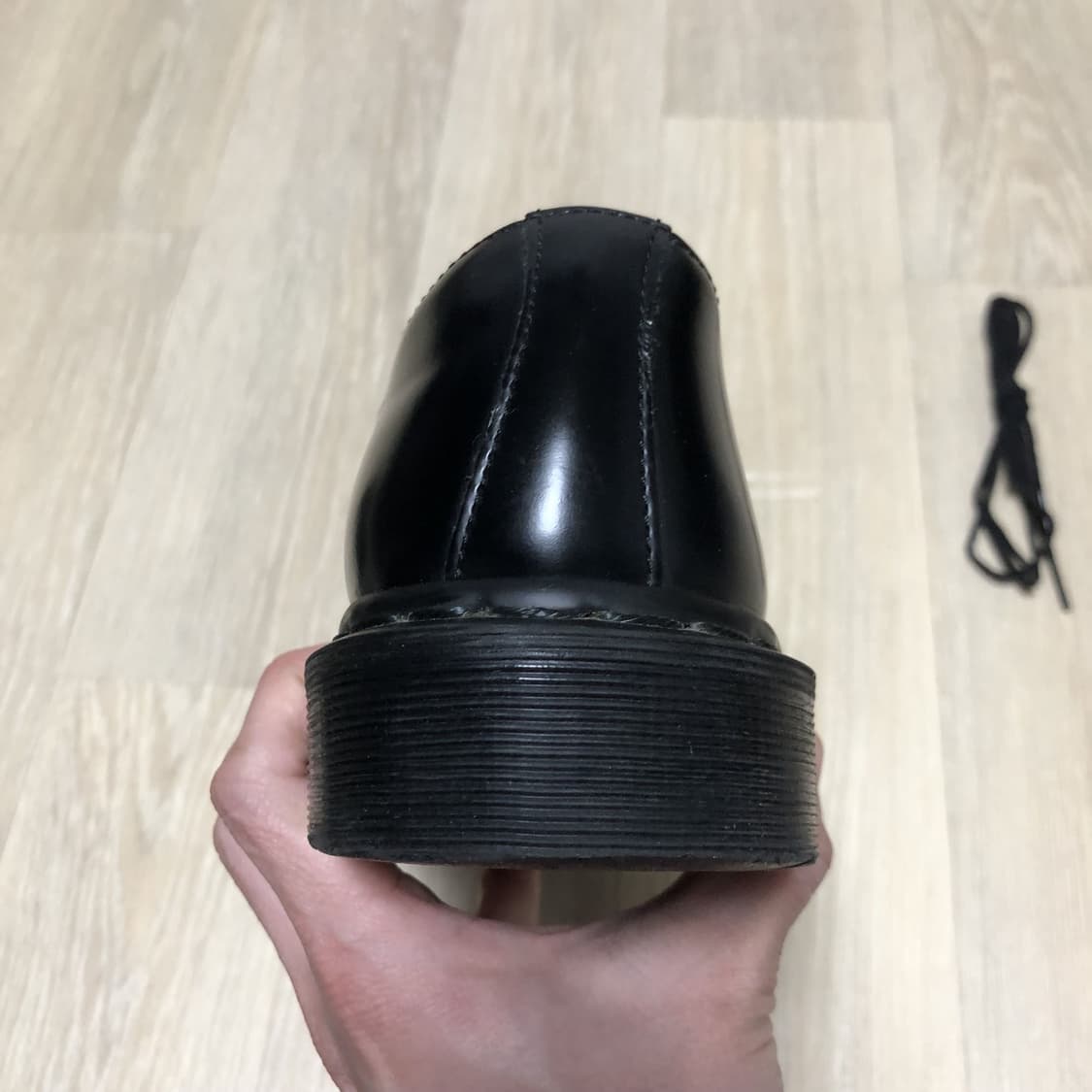 (270) 닥터마틴 Dr.martens 1461 3홀 모노 무광 블랙 상품이미지6