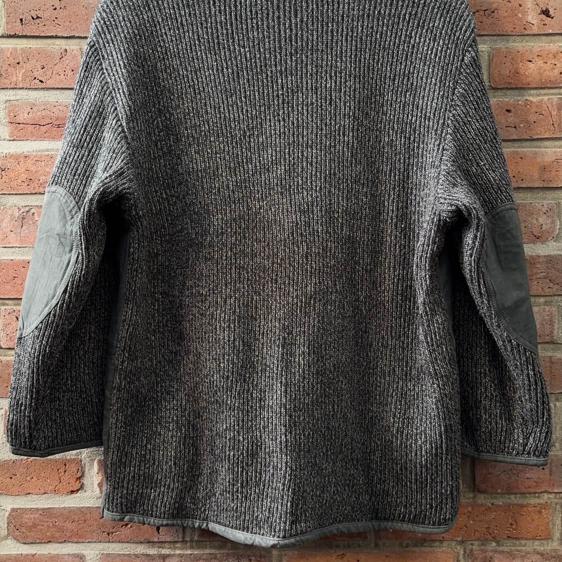 Grass Roots 레더 × 니트 하이브리드 자켓 상품이미지8