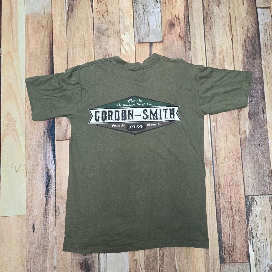 90s Gordon and Smith 싱글스티치 루프휠 티셔츠 M 상품이미지5