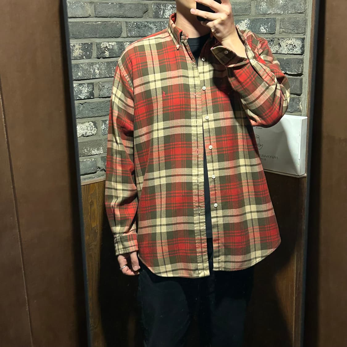 M) 폴로 랄프로렌 클래식 체크 플란넬 셔츠 상품이미지8