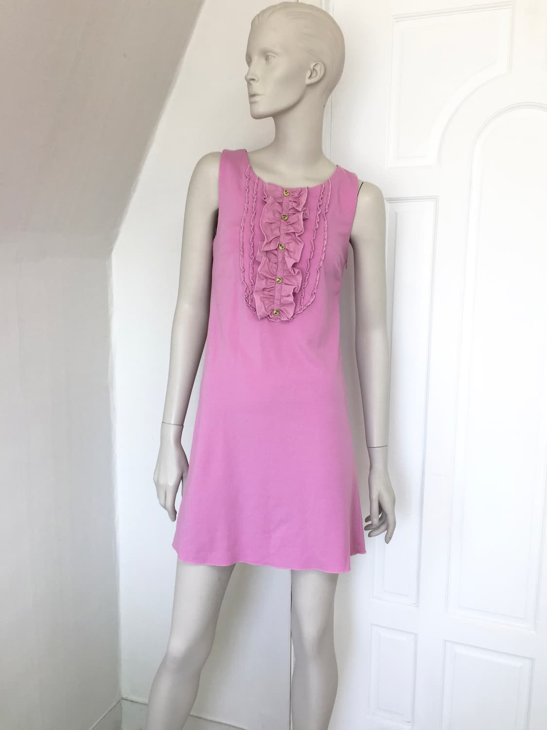 Italy Made  Pink Frill Detail Dress 상품이미지1