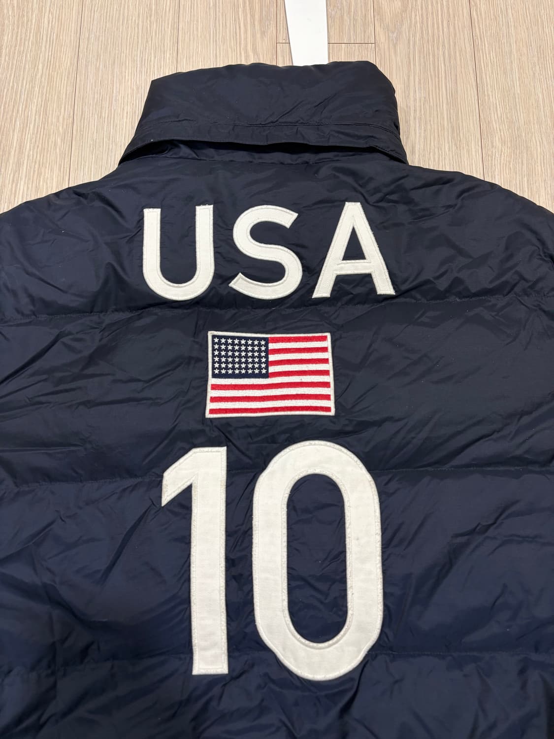 폴로 랄프로렌 빅포니 성조기 패딩 네이비 상품이미지4