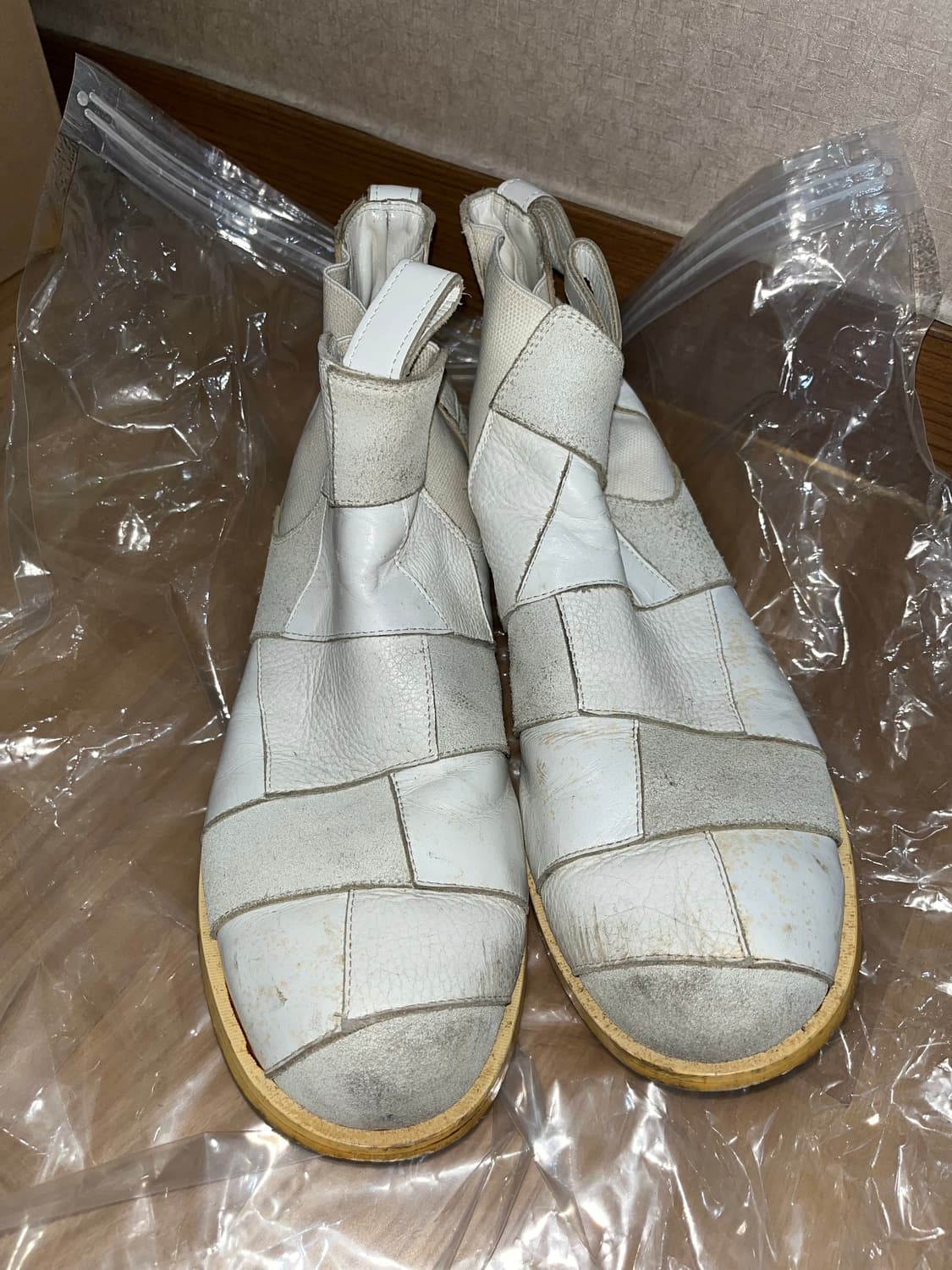 꼼데가르송 옴므 플러스 패치워크 첼시부츠 상품이미지2