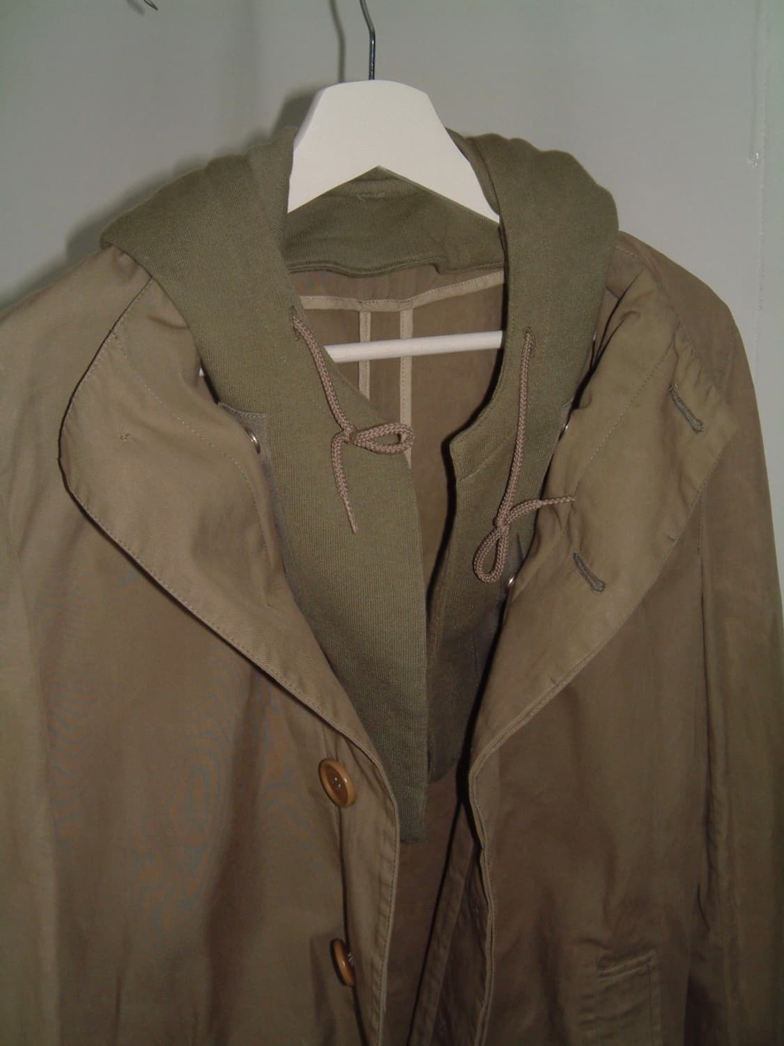 Helmut lang 04aw detachable hood coat 46 상품이미지2