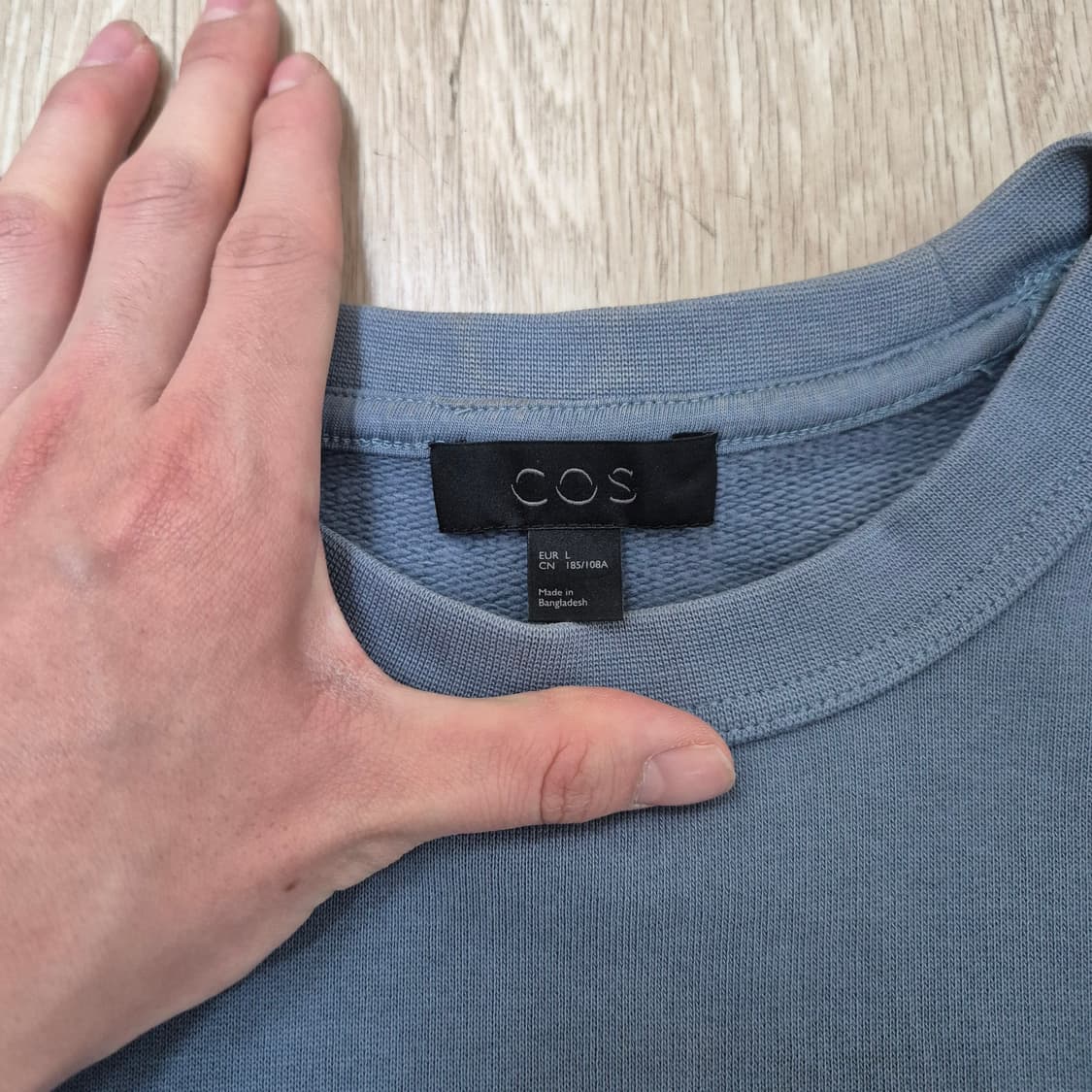 COS 코스 크루넥 맨투맨 L(100) 상품이미지4