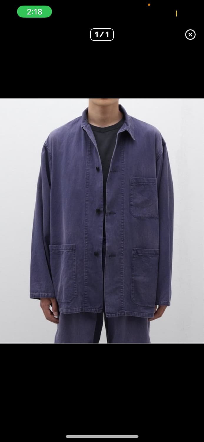 [구매2,3] 코모리 코튼 워크 드릴 자켓 상품이미지1