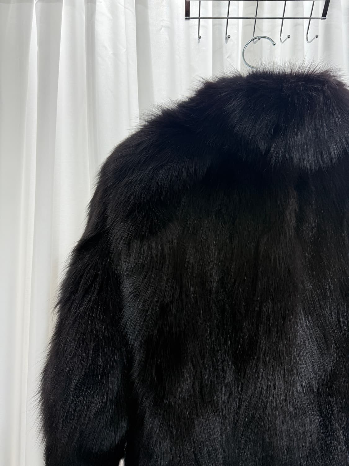 SAGA Fox fur jacket (black) 상품이미지3