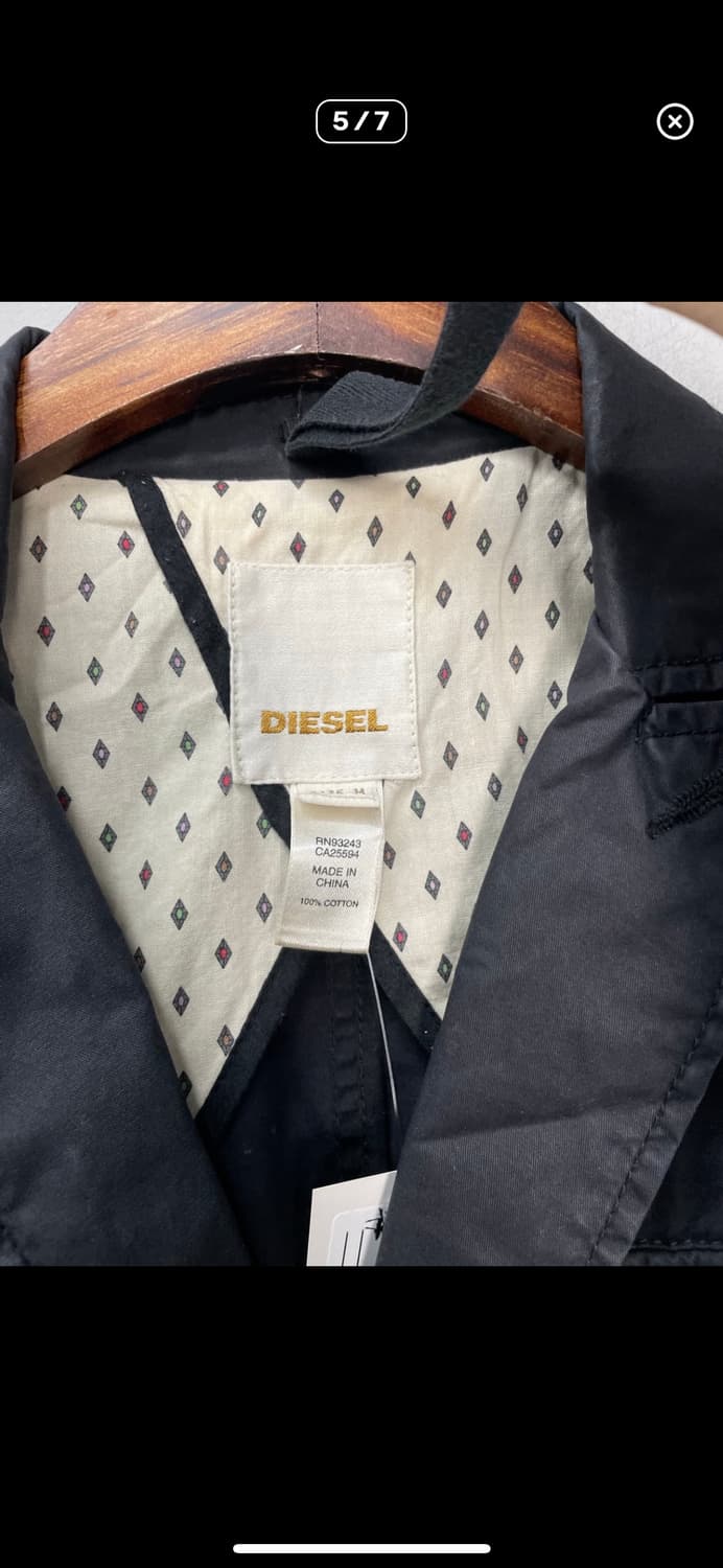 디젤 블랙 블레이져 자켓 A3217 상품이미지5