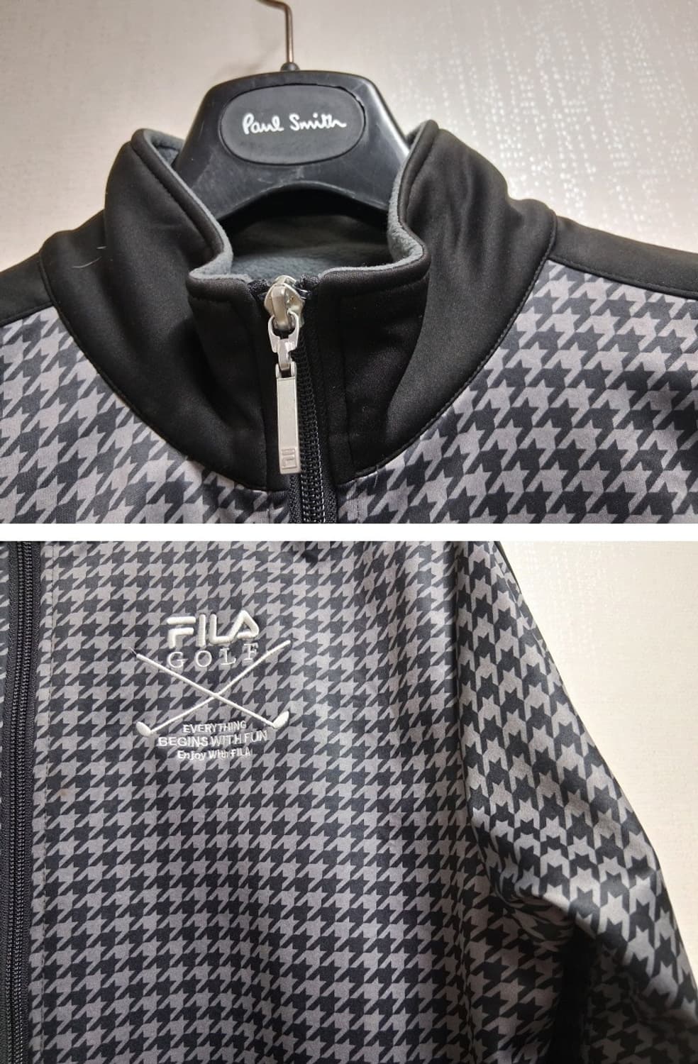 일본수입 FILA GOLF휠라골프 기모져지집업점퍼 미착용제품 95M
 상품이미지4