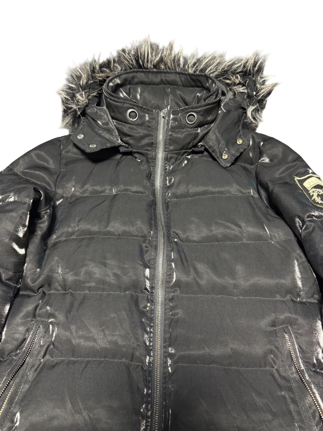 Midas Down Jacket Double Zip Glossy Blac 상품이미지3