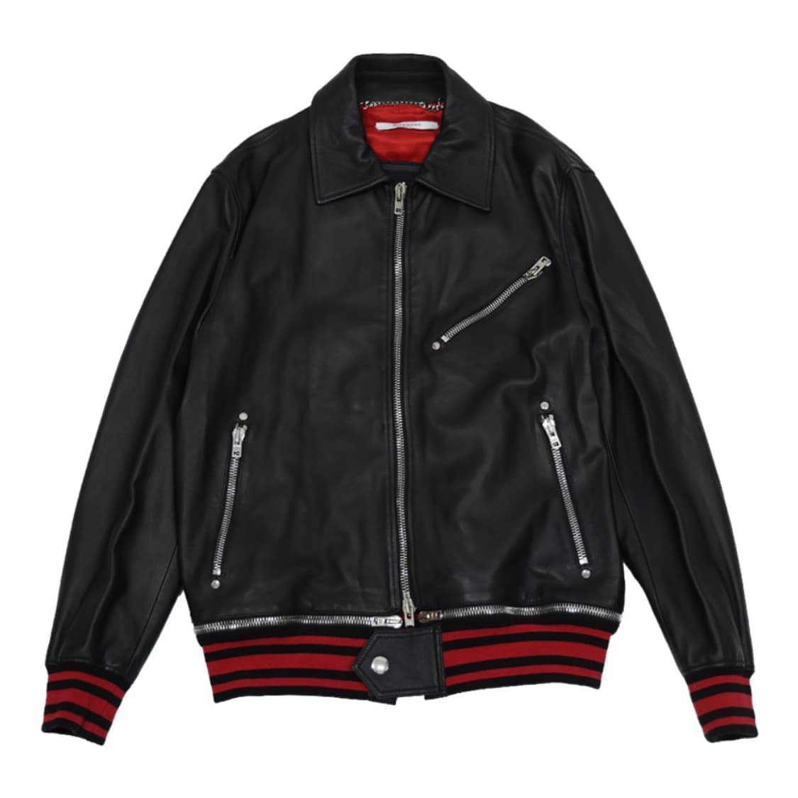 지방시 싱글 라이더 레더 자켓 블랙  상품이미지3