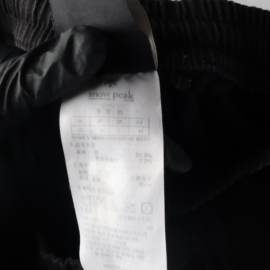 스노우피크 어패럴 코튼 조거팬츠 M 상품이미지7