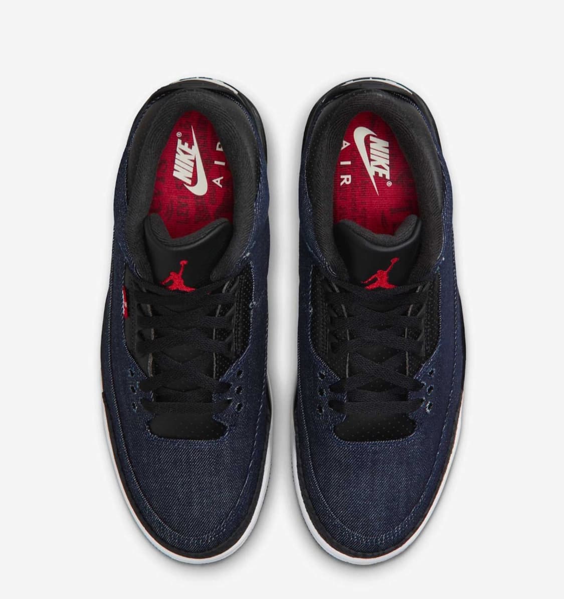 리바이스 x 조던3 인디고 앤 짐 레드 295 새상품 상품이미지8