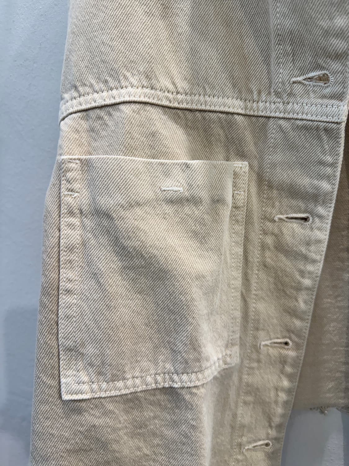 zara 크롭 데님자켓 상품이미지5