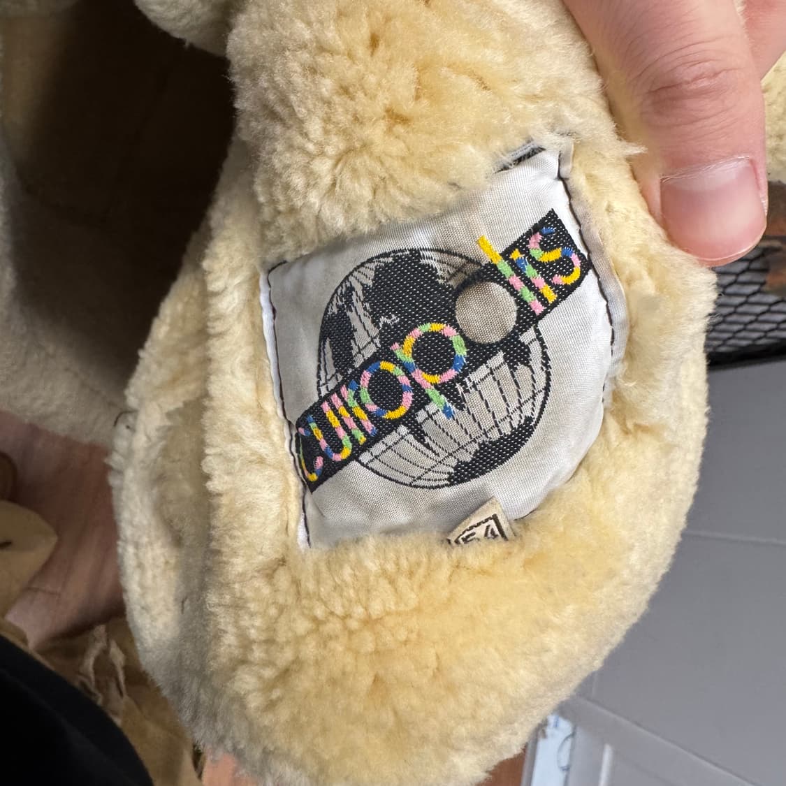 90s CULIOPOLIS B-3 타입 양모 플라이트 자켓 브라운 상품이미지5