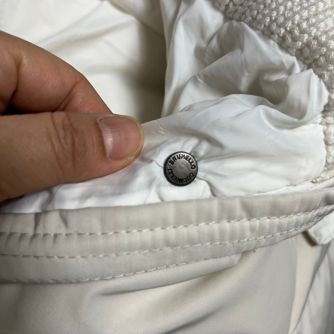 브루넬로 쿠치넬리 Brunello Cucinelli  화이트 다운 코트 상품이미지5