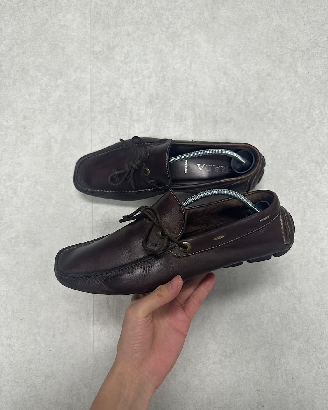 Prada leather driving shoes 상품이미지5