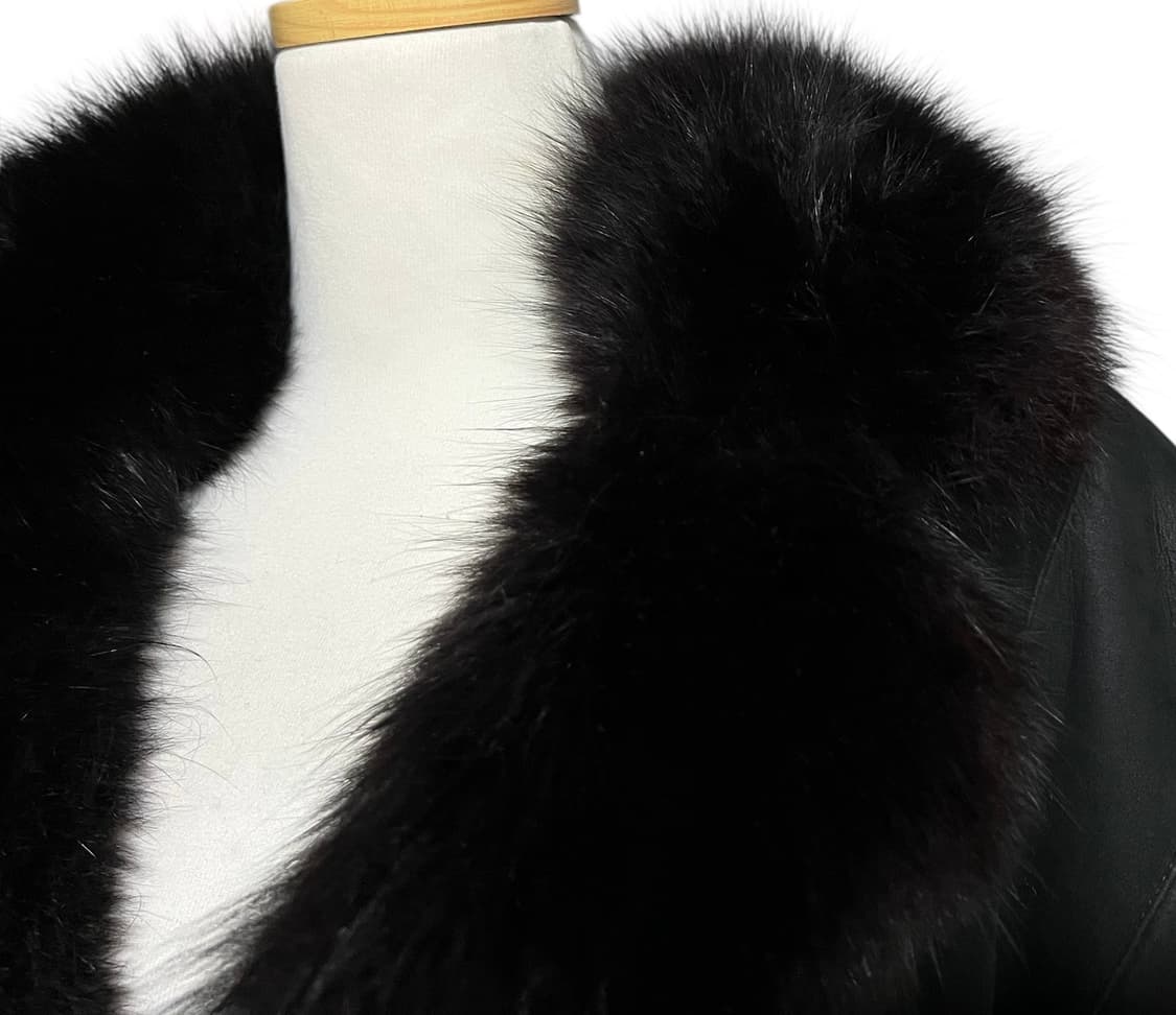 CAREER 폭스퍼 양가죽 무스탕 자켓 55-66 상품이미지6