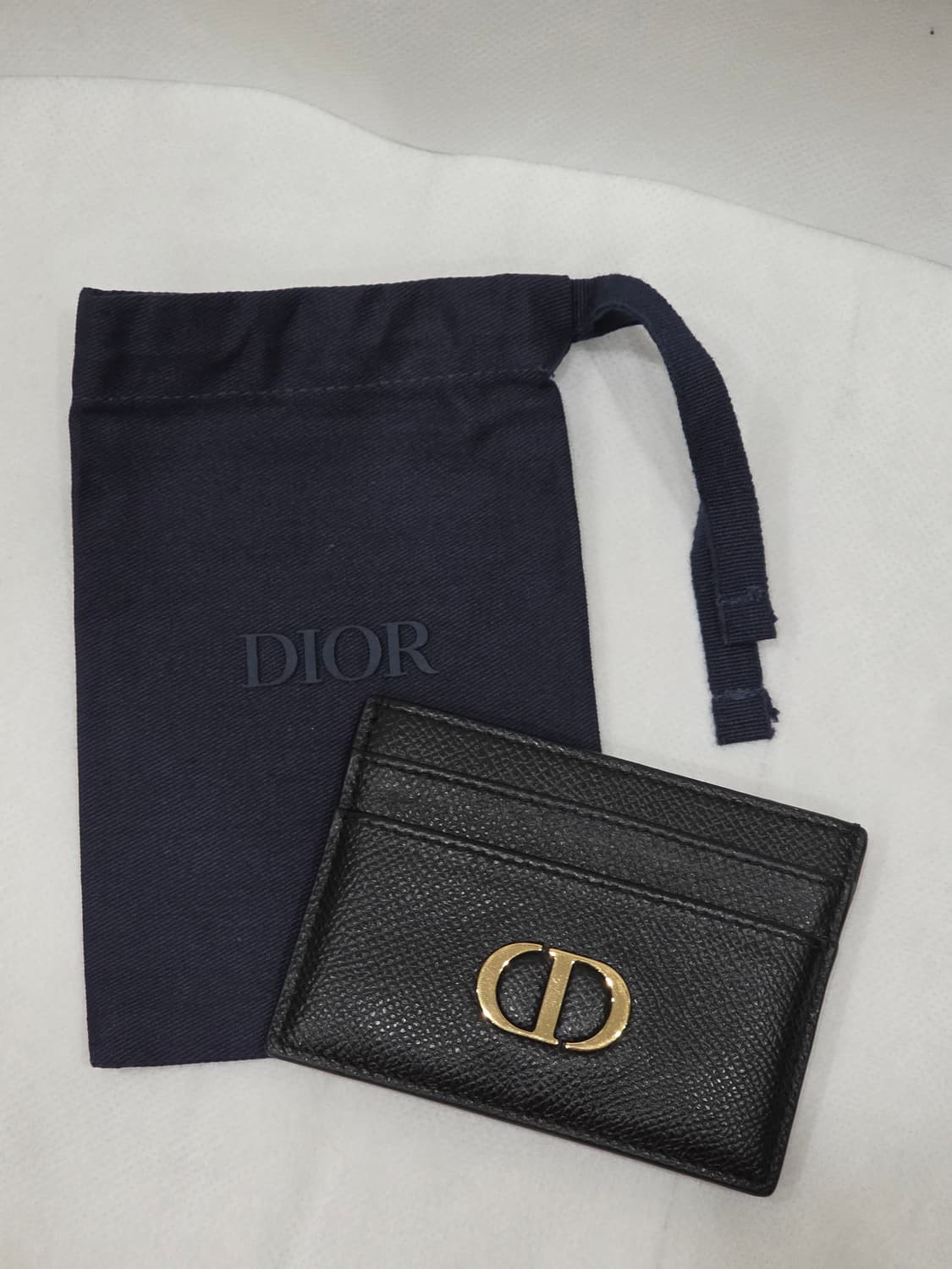 디올옴므 cd로고 카드지갑 블랙 풀박 구성 상품이미지8