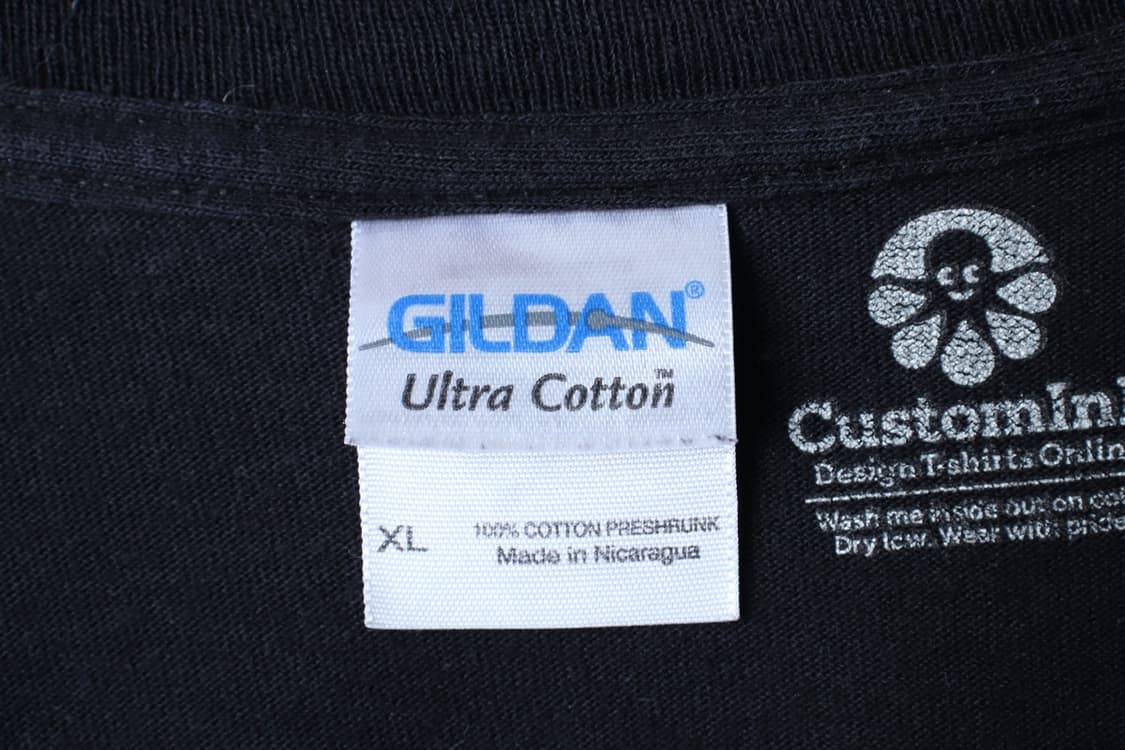 (XL-3XL) 길단 반팔 티셔츠 USA 빅사이즈 블랙-H31237 상품이미지6