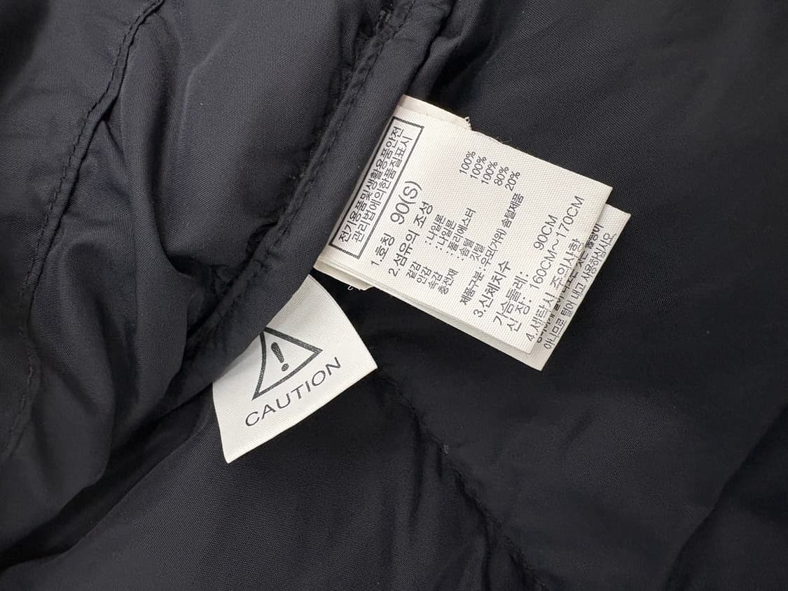 노스페이스 눕시 패딩 블랙 s (90) 상품이미지3