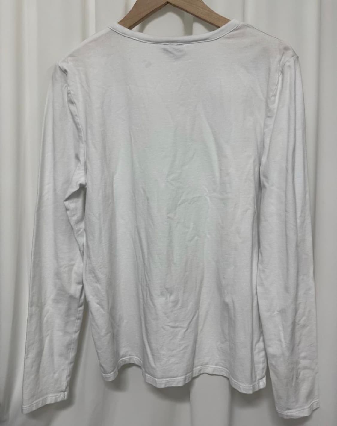 타미힐피거 흰색 기본 라운드티 상품이미지5