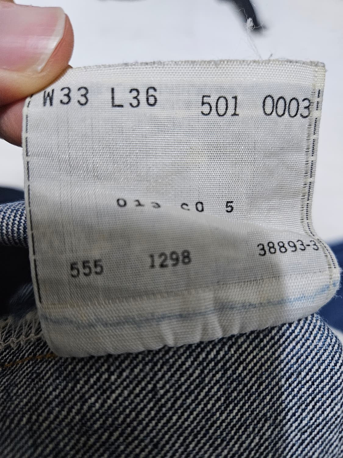 levis 55501 발렌시아 33/36 - 셀비지 데님 상품이미지5