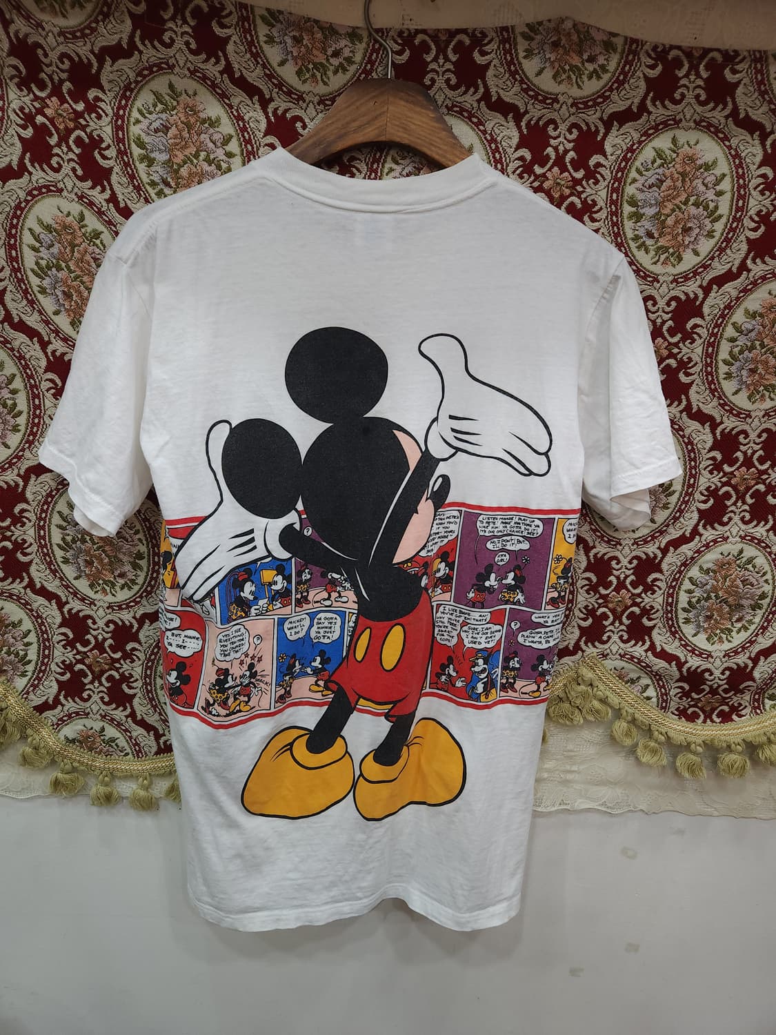 디즈니 90s 미키마우스 나염 반팔티 velva sheen  상품이미지6