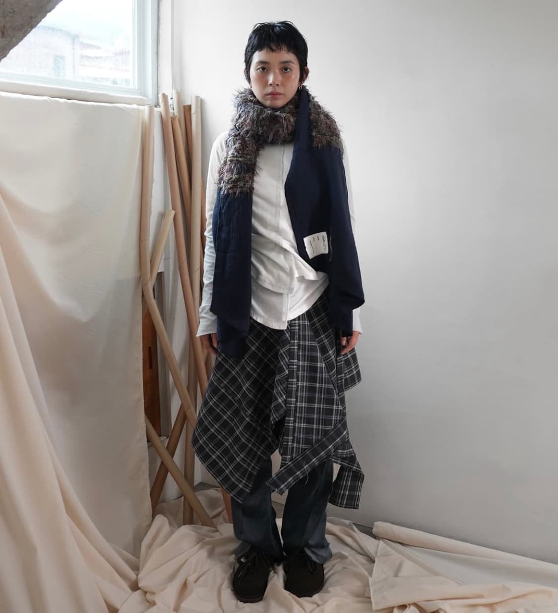 0tape DOUBLE LAYER REVERSIBLE TEE SNOW 상품이미지2